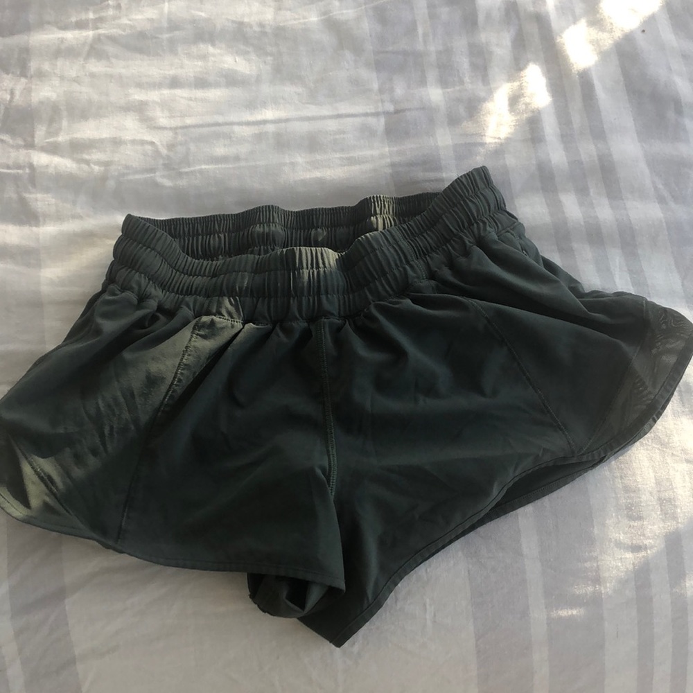 Lululemon Olive Hotty Hot Short